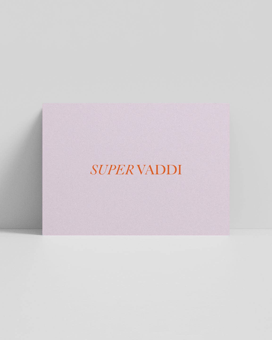 Postkarte Super Vaddi