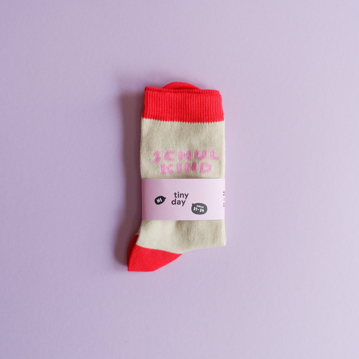 Socken - Schulkind rosa - tinyday