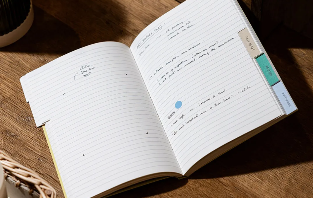 Notizbuch - 5 Register Liniert - A5 - Mellow -mishmash
