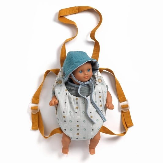 POMEA Puppentrage Blue Gray - Djeco