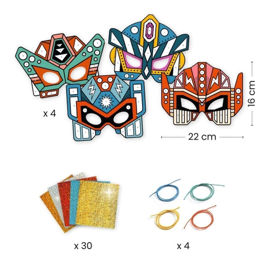 DIY: Masken Super-Roboter - Superhelden - Djeco