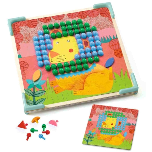 Mosaik Lernspiel "Mosaico Animo" - Djeco