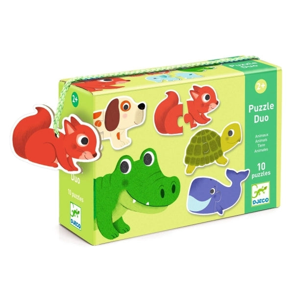 Lernspiel: Puzzle duo: Tiere - Djeco