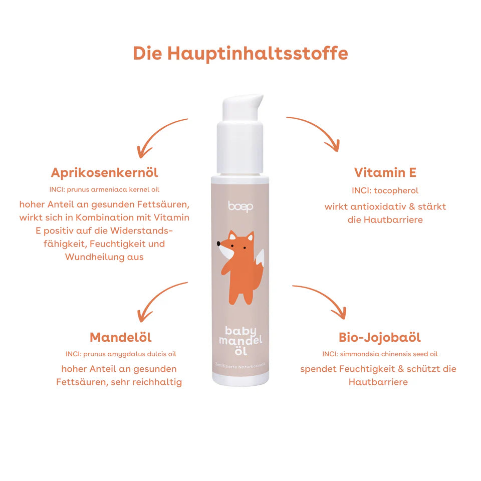 Babymandelöl 100ml - boep