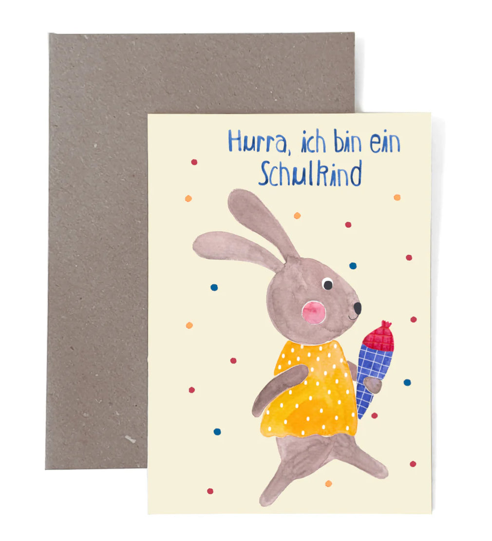Hurra, ich bin ein Schulkind - Hase - Frau Ottilie