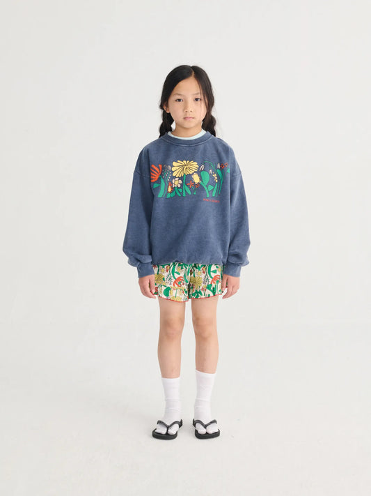 Color herbalist all over woven Shorts - Bobo Choses