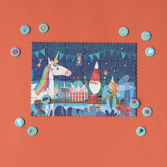 Tiny Puzzle - UNICORN - Look & Find- Londji