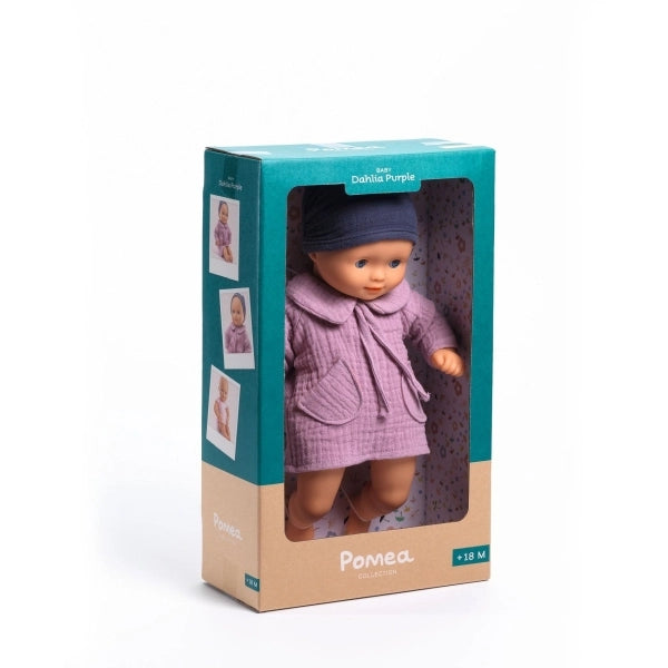 POMEA Puppe Baby Dahlia Purple - Djeco