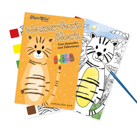Wasserfarb Malblock - Tiger - Lutz Mauder