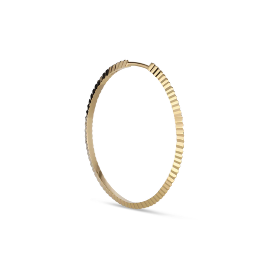 Reflection Midi Hoop gold - einzeln - Jane Kønig