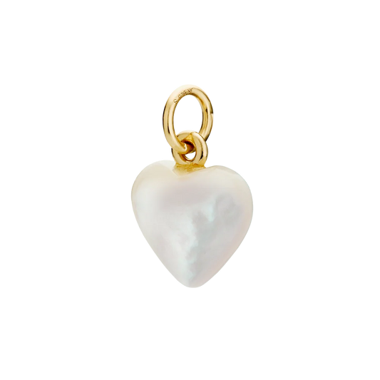 Small Souvenir Heart Anhänger gold - Jane Kønig