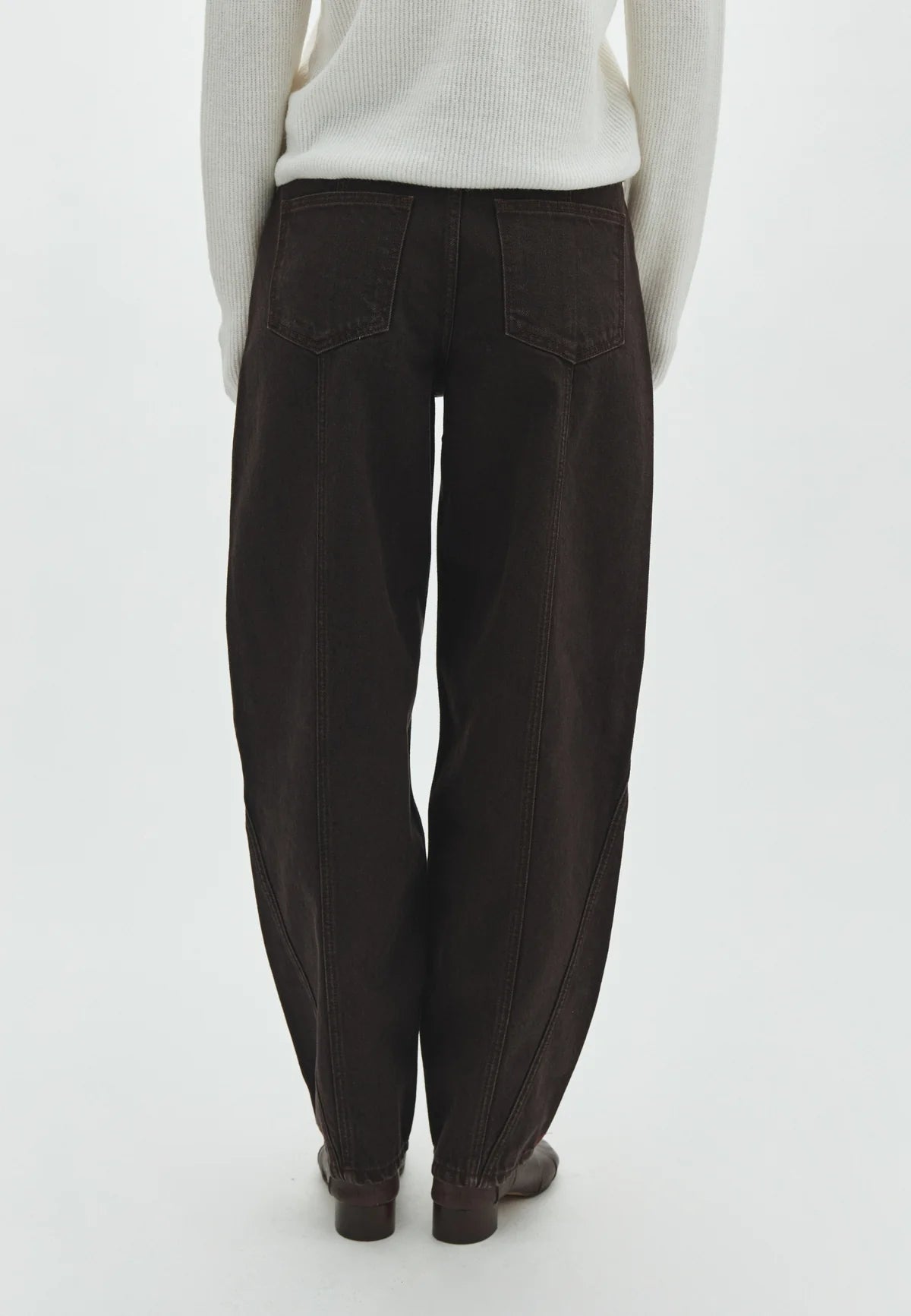 Almira Barrel Jeans - Brown Wash - MBYM