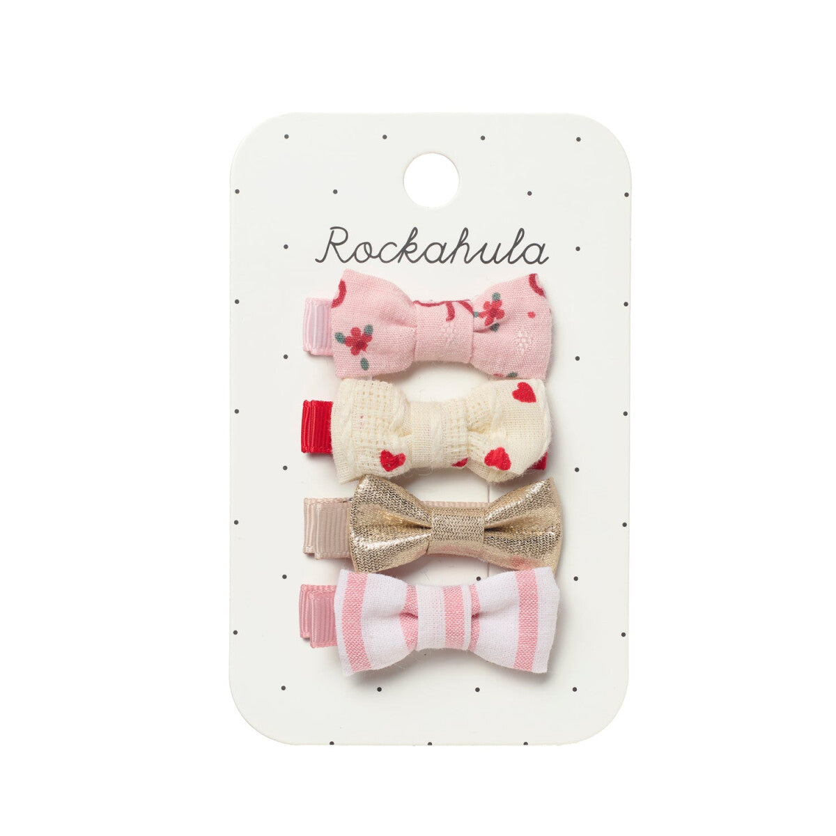 Haarclips 4 Stück Cutesy Mini Bow - Rockahula