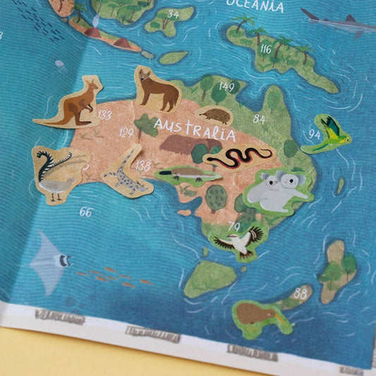 ANIMAL WORLD Poster&Stickers - Londji