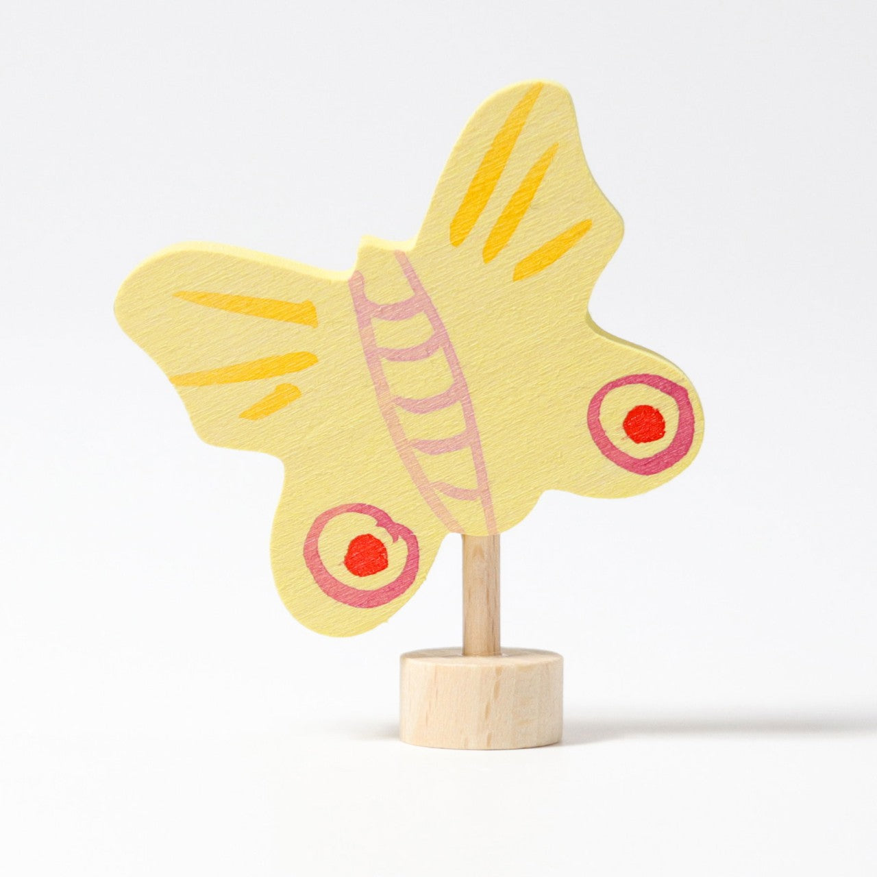 Steckfigur gelber Schmetterling - Grimms