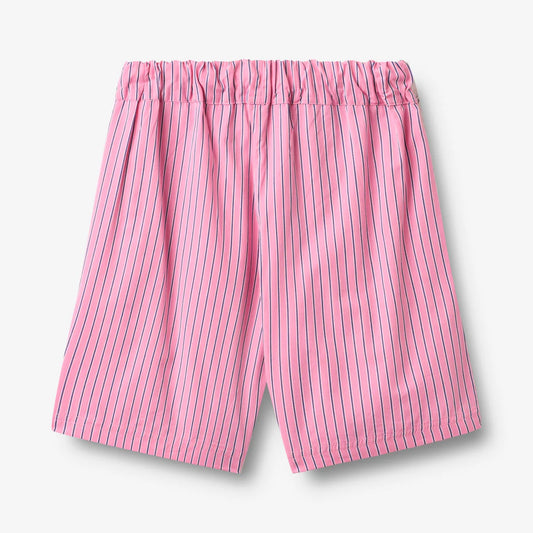 Shorts Coral - Pink Stripes - 100% Bio Baumwolle GOTS - WHEAT