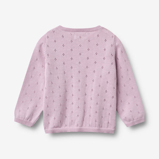 Strick-Cardigan- Maia - 100% Bio Baumwolle GOTS - WHEAT