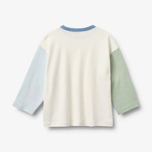 T-shirt L/S Axe 100% Bio Baumwolle GOTS - WHEAT