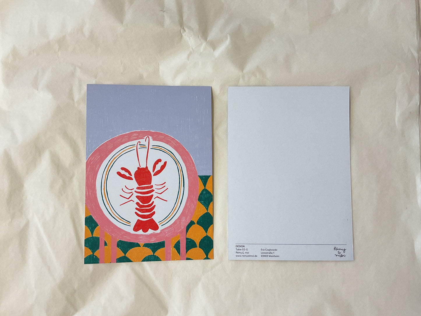 Hummer - Postkarte - remyetmoi