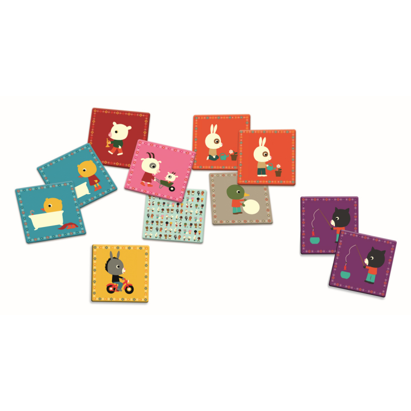 Großes Memorie Spiel - Freunde - Djeco