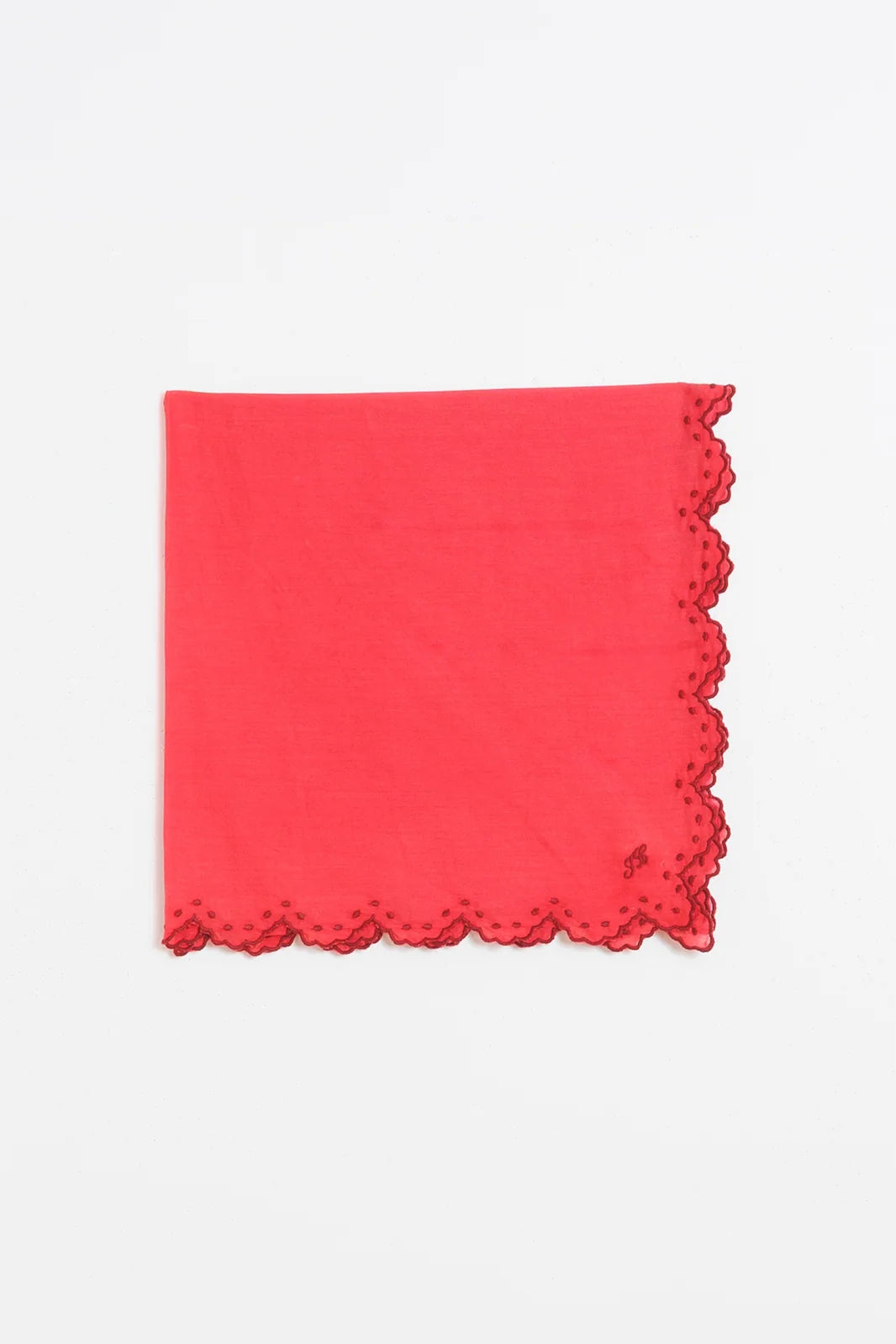 Bandana mit Stickerei - Halstuch - EMBROIDERED VOILE HANDKERCHIEF- RG675 - Indi & Cold