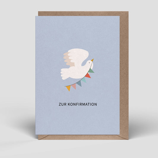 Klappkarte - Konfirmation - Naturbedacht