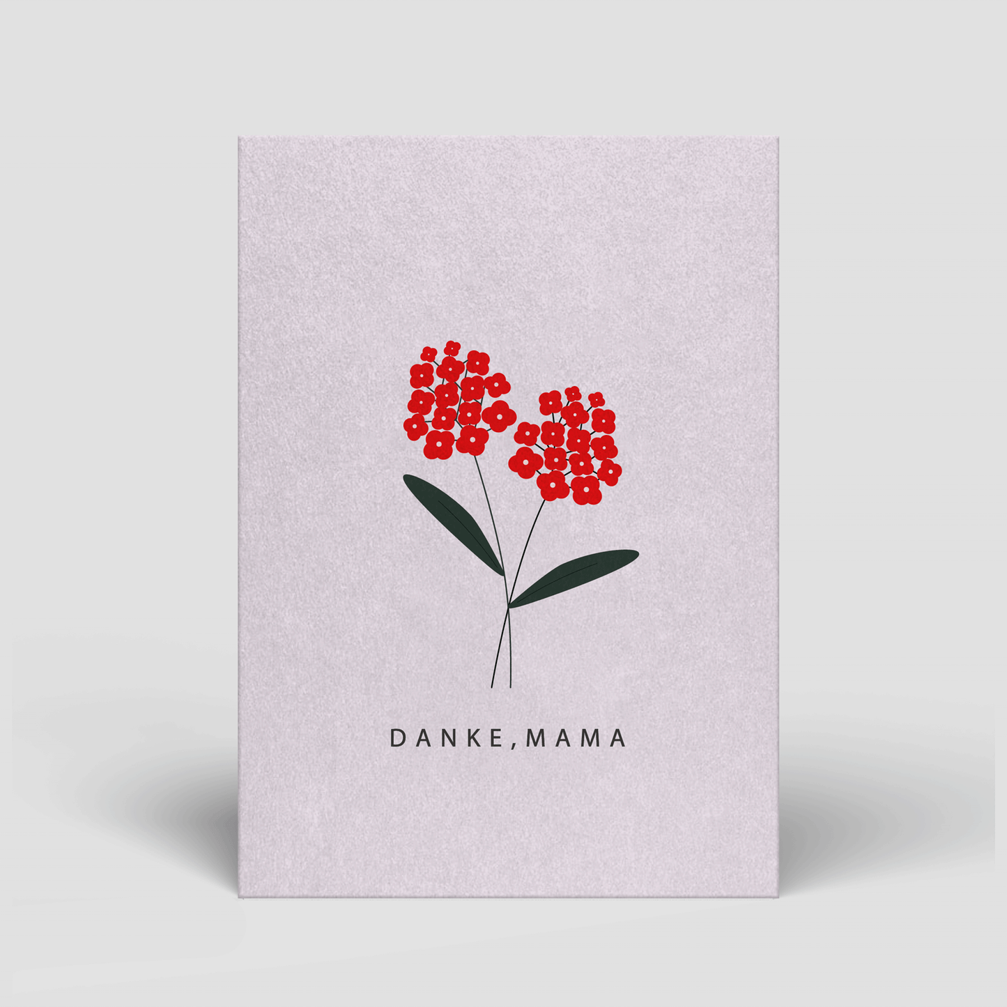 Postkarte Muttertag - Danke Mama - Naturbedacht