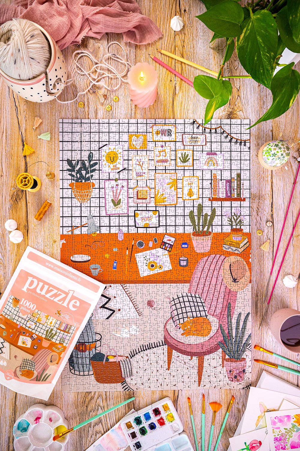 1000-teiliges Puzzle „The Workshop“ - Maison Joloiette