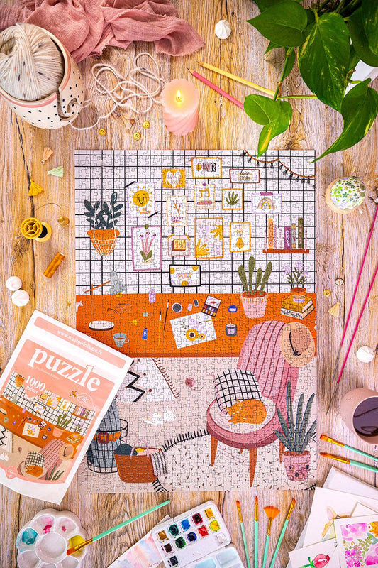 1000-teiliges Puzzle „The Workshop“ - Maison Joloiette