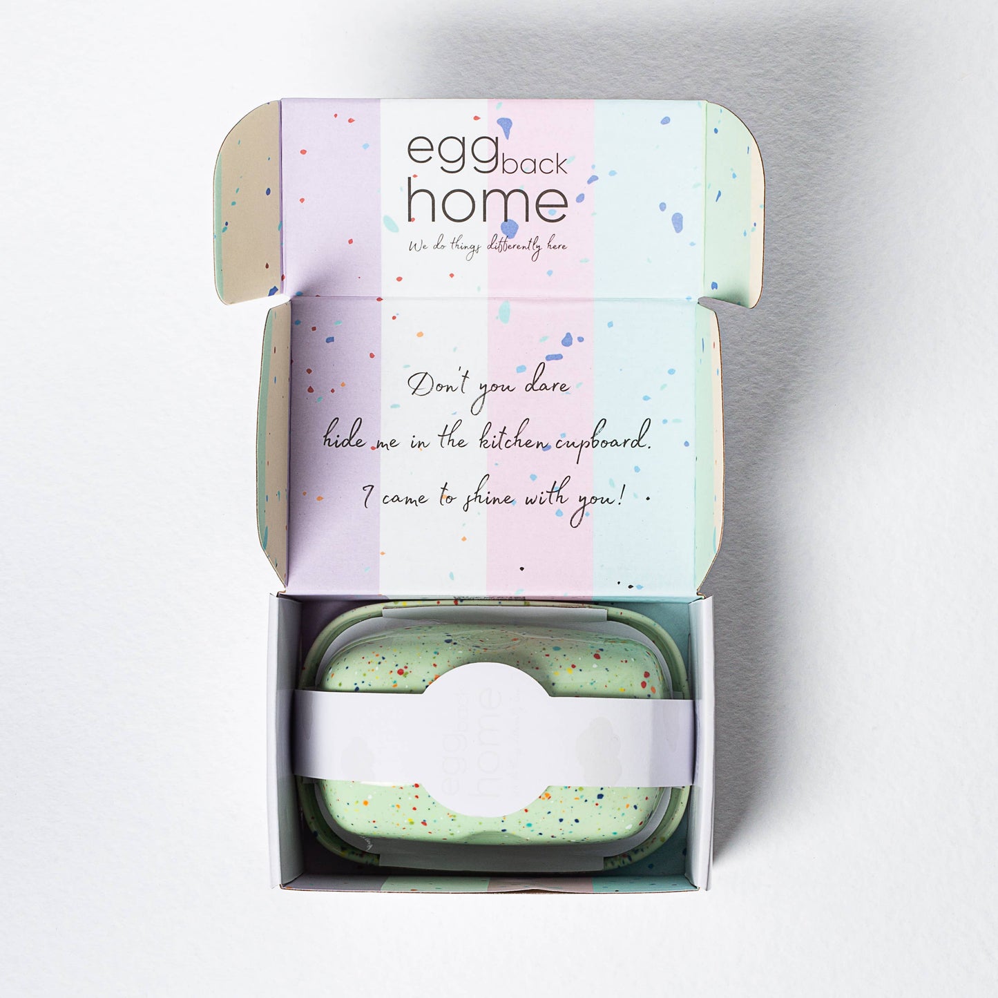 New Party Butterdose Flieder - egg back home