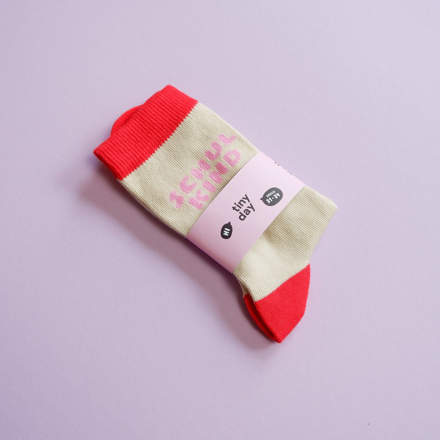 Socken - Schulkind rosa - tinyday