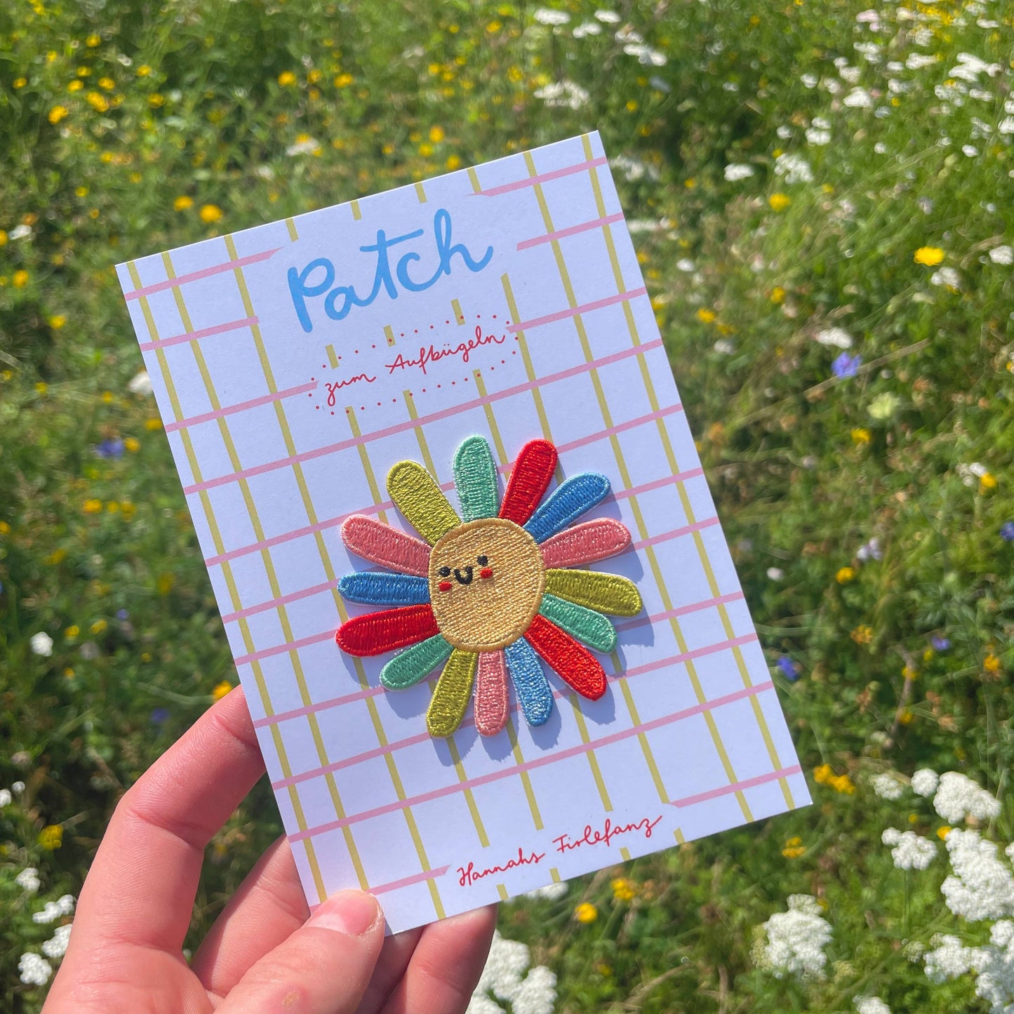 Bügel Patch Blumen Design – Hannahs Firlefanz