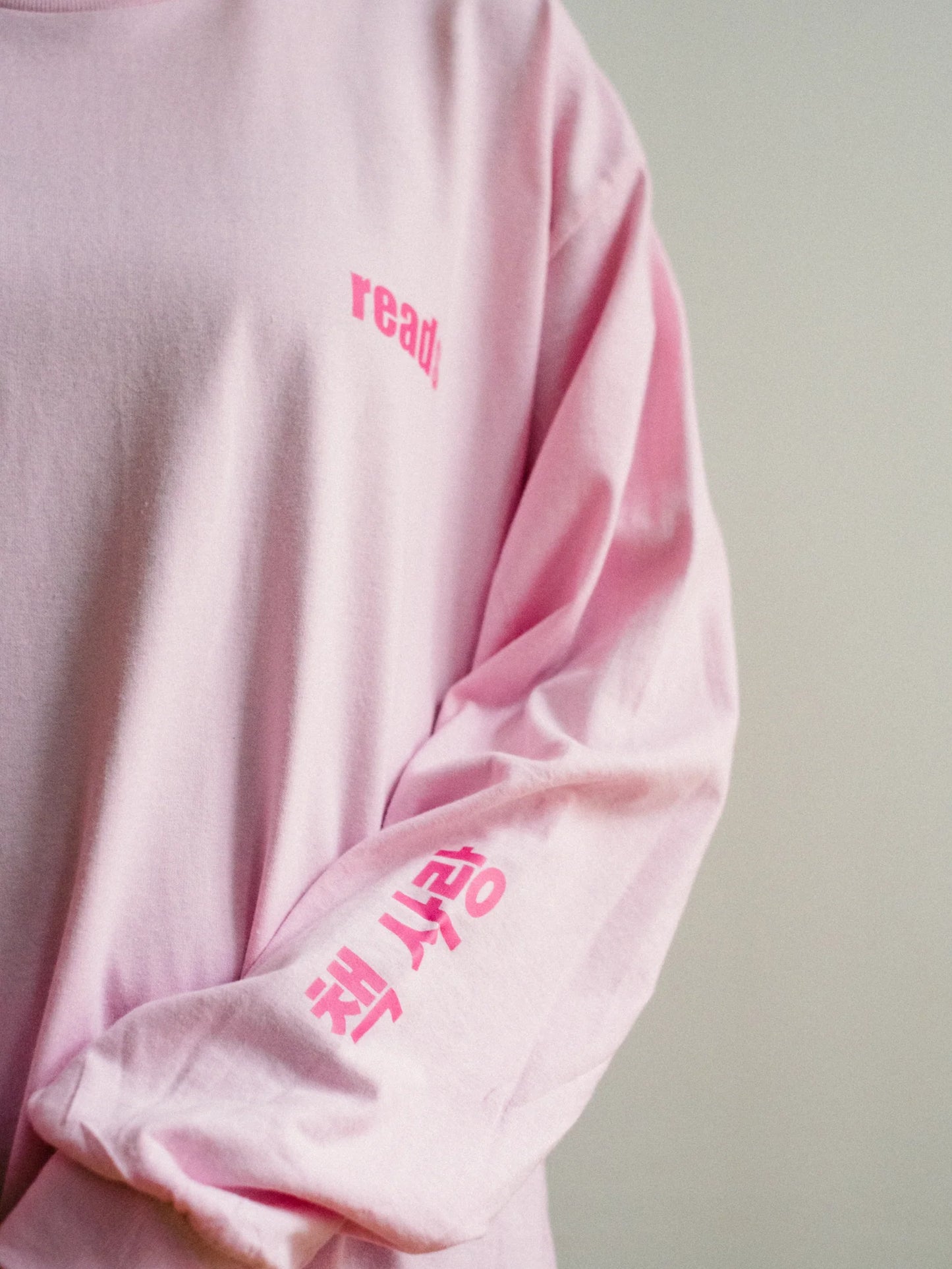 Long Sleeve - Cross Over Pink- Literaturensohn