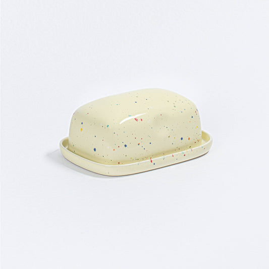 Neue Party-Butterdose, gelb - Egg Back Home