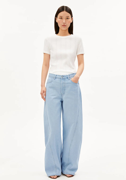 POINTELLE T-SHIRT 100% BIO-BAUMWOLLE - Armedangels