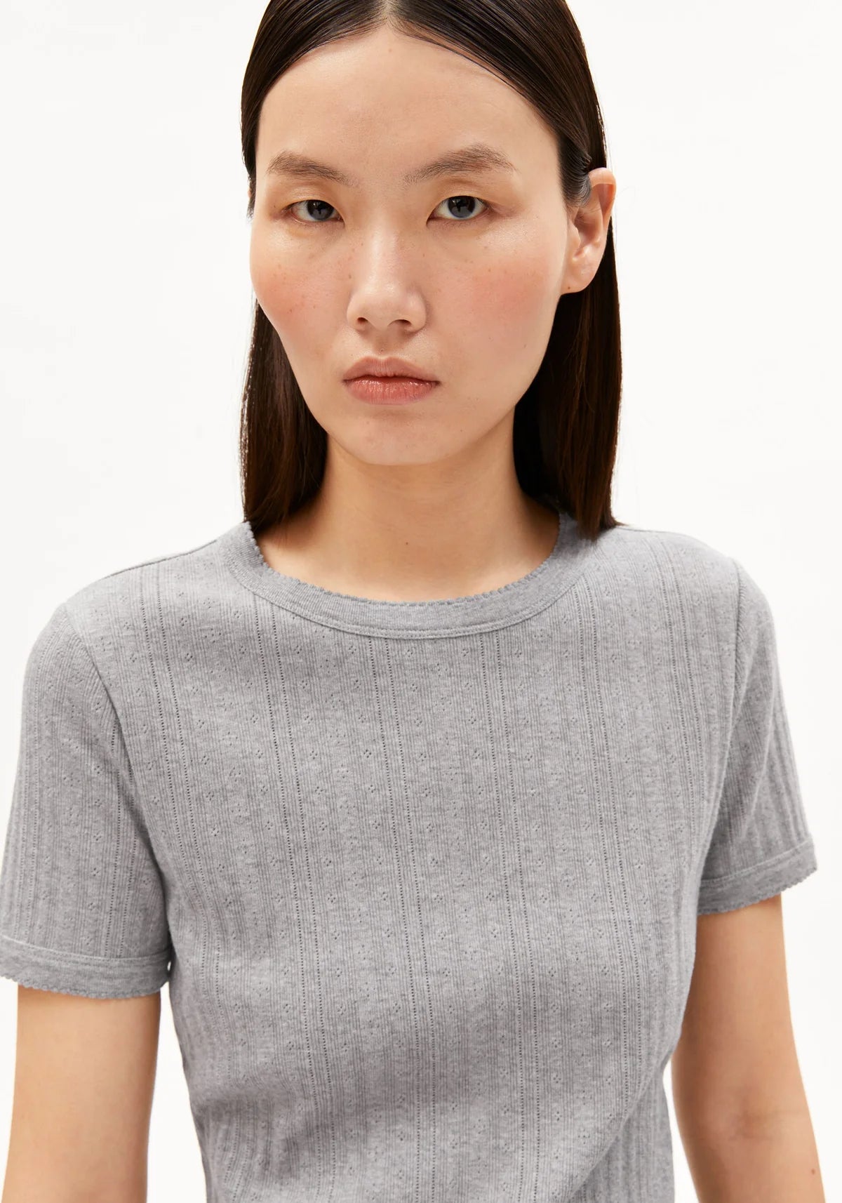 POINTELLE T-SHIRT 100% BIO-BAUMWOLLE - Armedangels