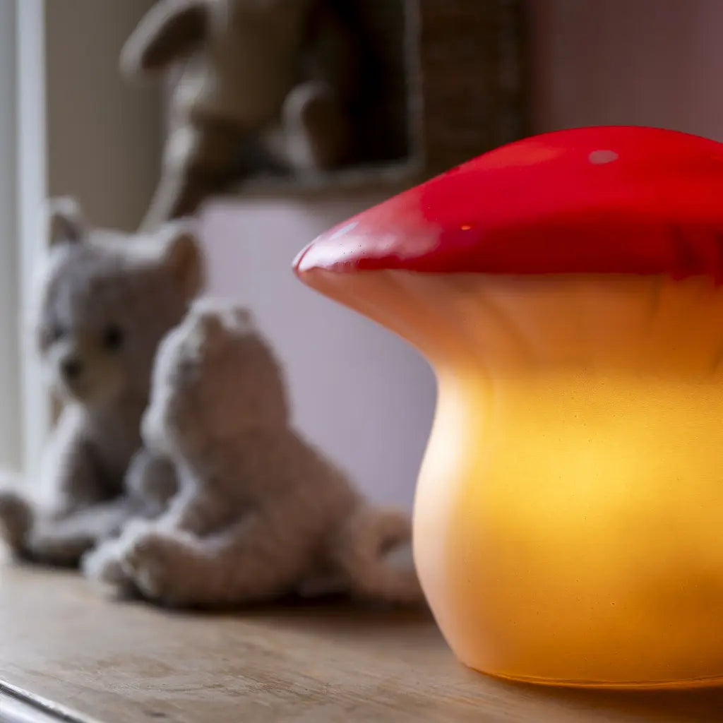 Pilz Lampe - Mushroom / Fliegenpilz mittel rot- Egmont Toys
