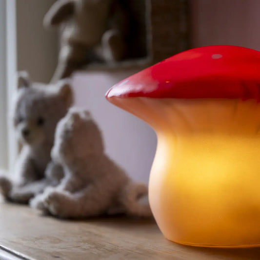 Pilz Lampe - Mushroom / Fliegenpilz mittel rot- Egmont Toys