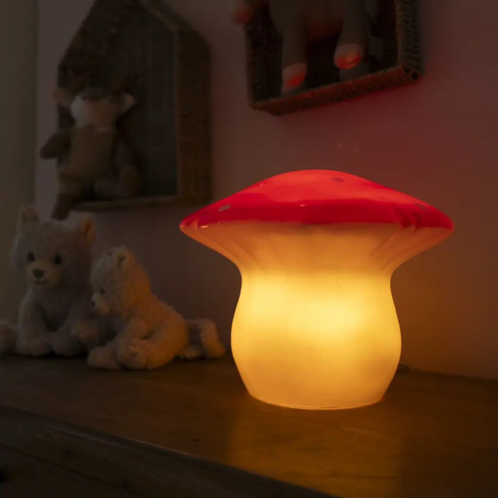 Pilz Lampe - Mushroom / Fliegenpilz mittel rot- Egmont Toys