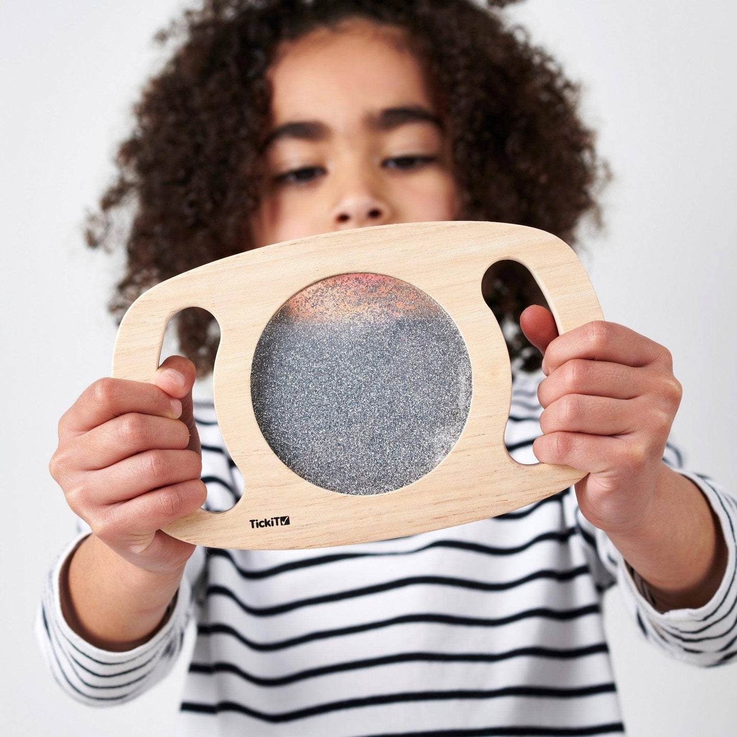 Glitzerpanel mit Griffen – Silber - Tickit