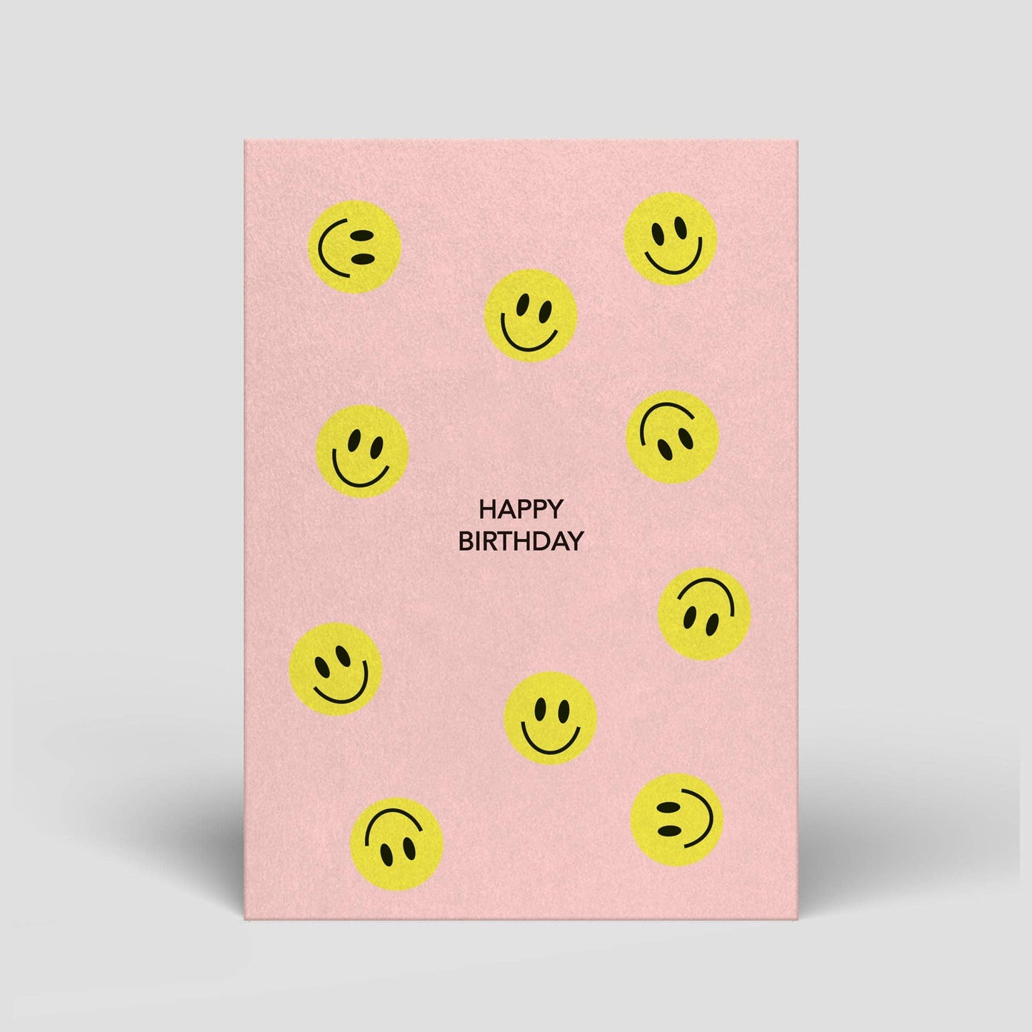 Postkarte - Geburtstag - Smileys - Naturbedacht