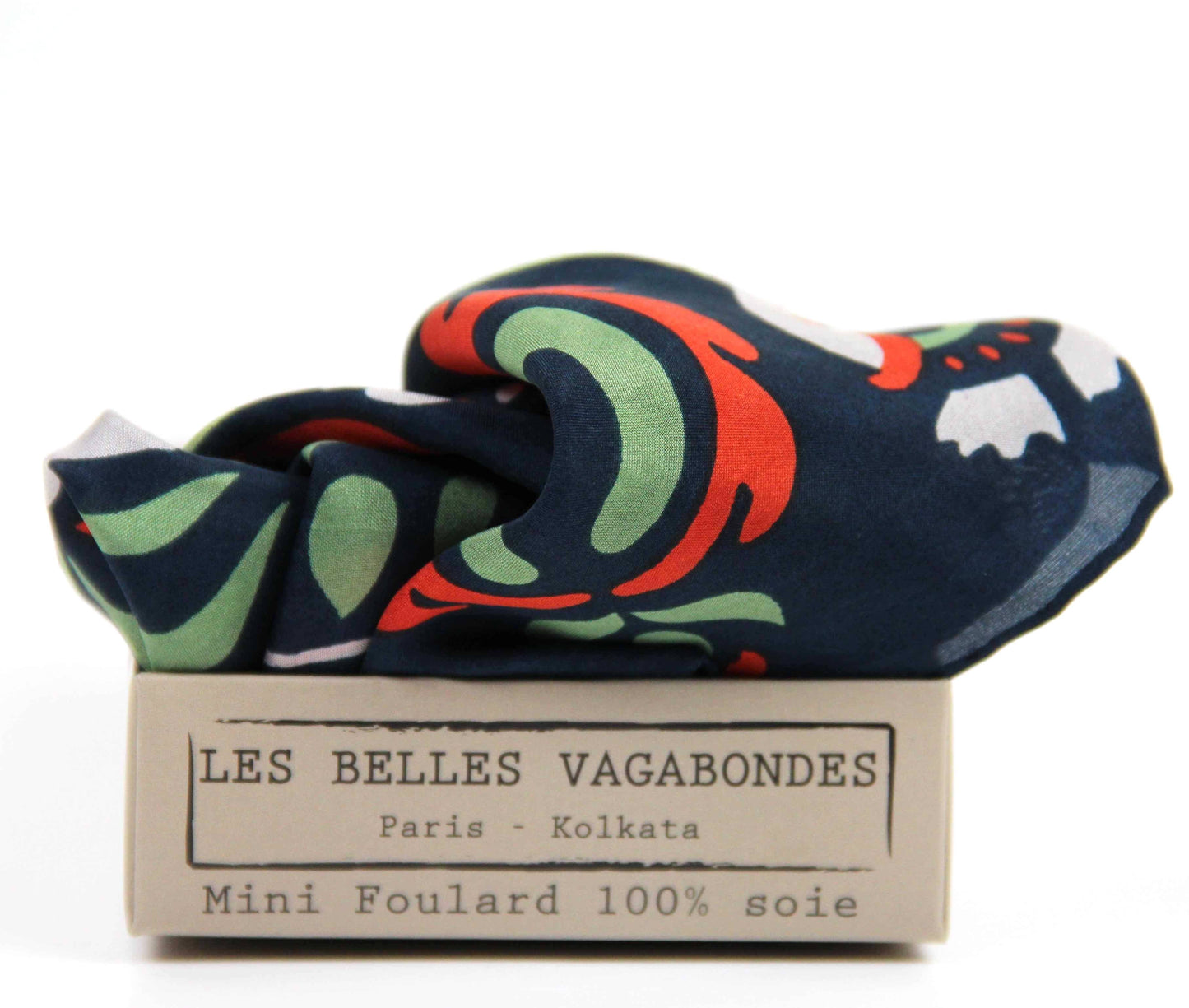 Halstuch Yulia Orange - Seide - Les Belles Vagabondes