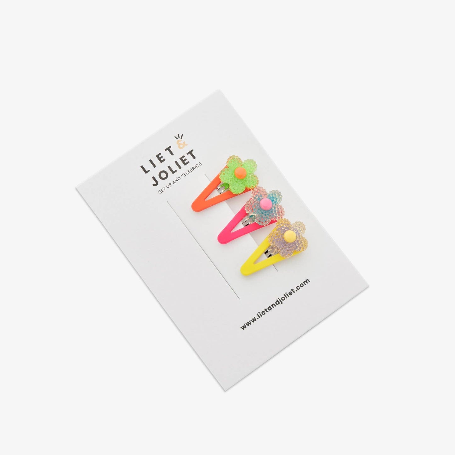 Haarspangen Kids-Neon orange, Pink, Gelb - Liet&Joliet