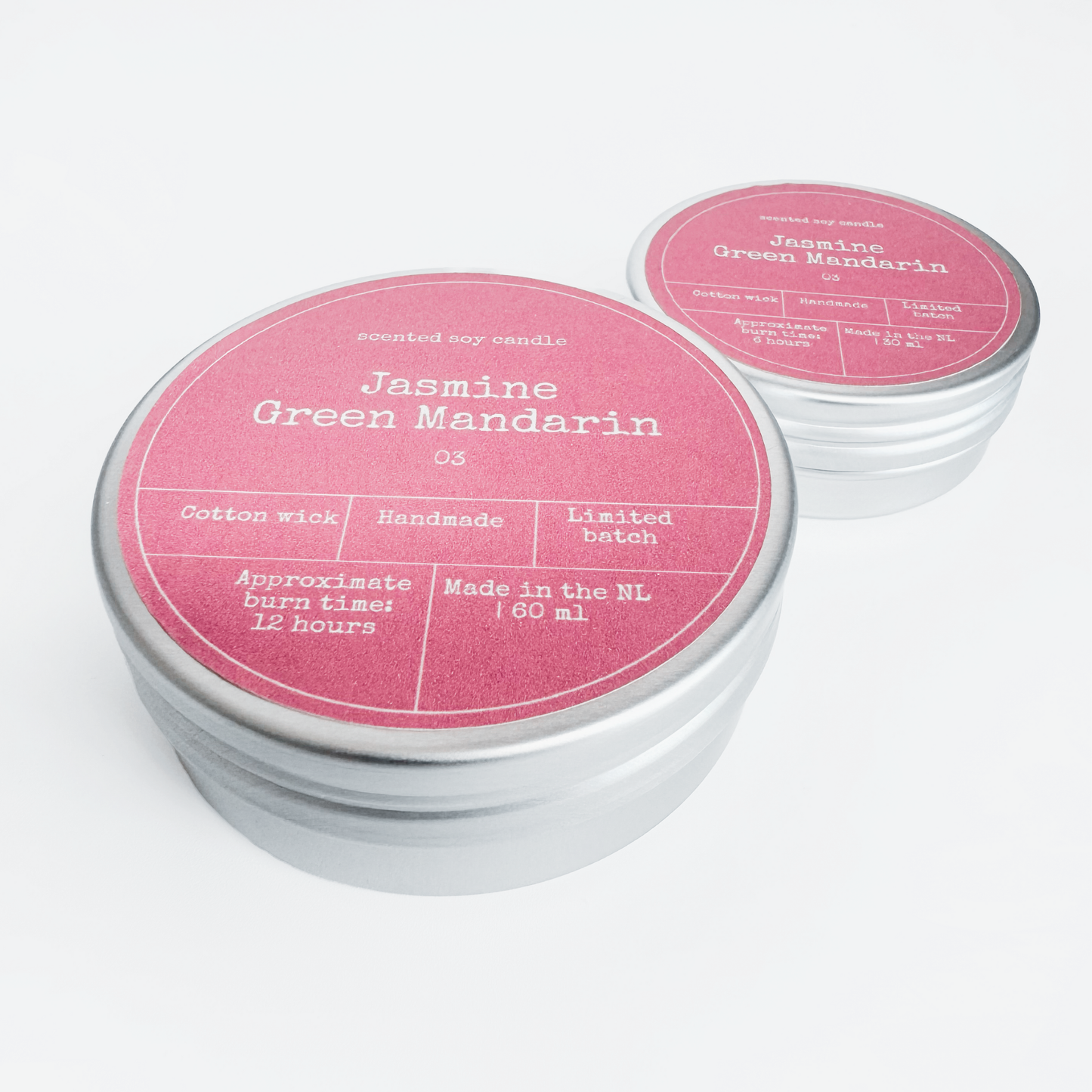 Duftkerze aus Sojawachs | Jasmin & Mandarine - Bon Babef