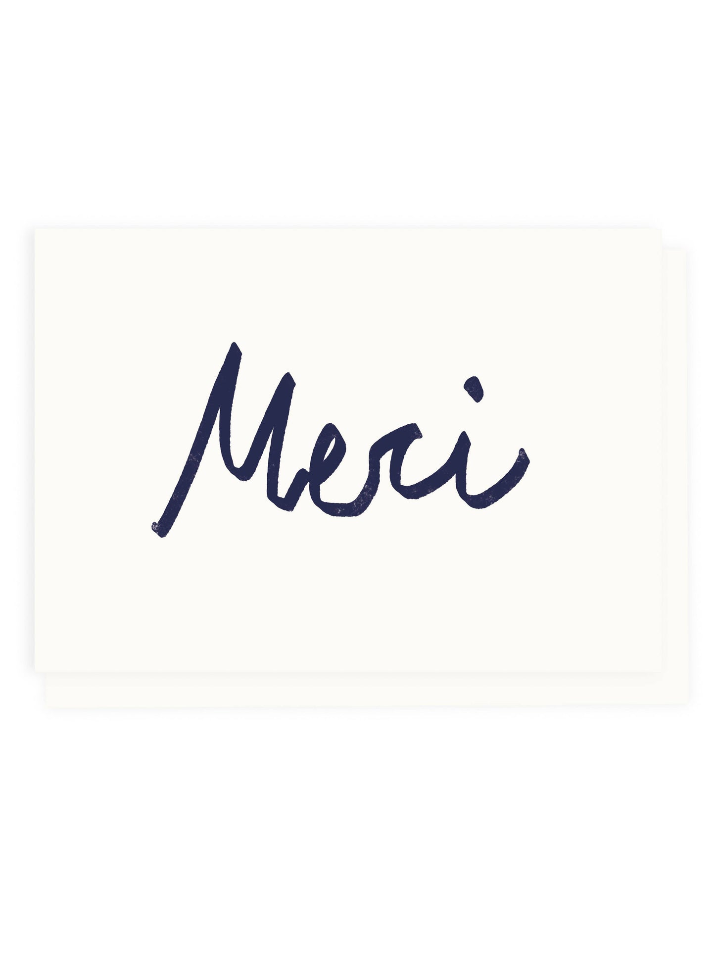 Klappkarte 'Merci' (Risographie) - L´Atelier Samedi