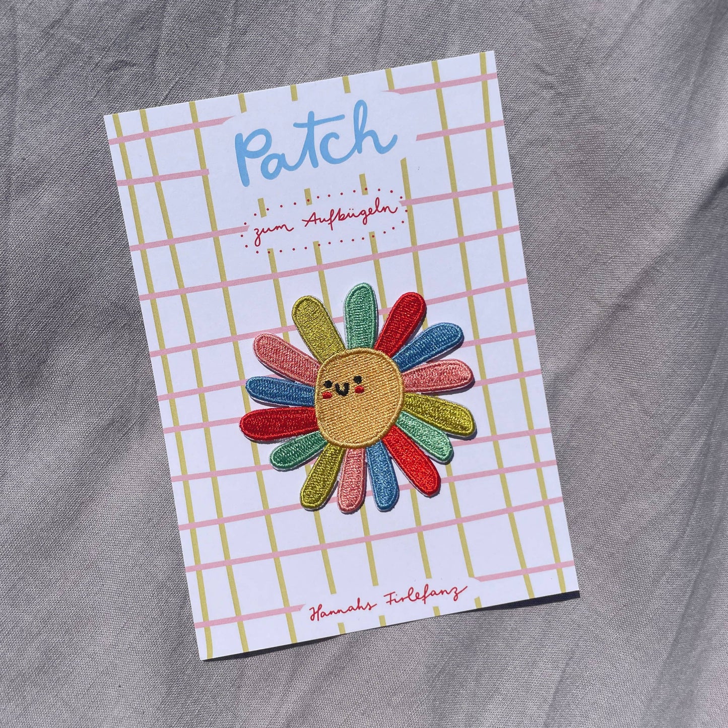 Bügel Patch Blumen Design – Hannahs Firlefanz