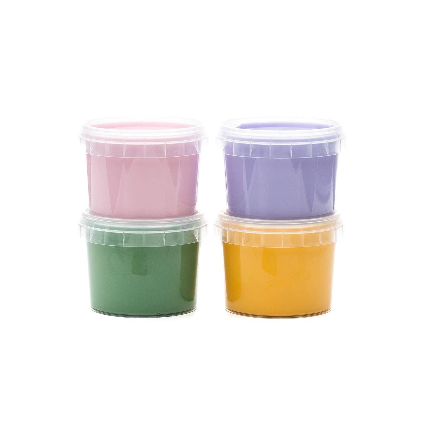 Bio-Fingerfarben vegan 4er Set "Luka" - Neogrün