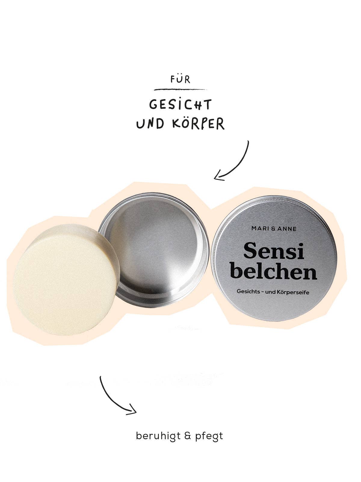 Sensibelchen — Gesicht + Körperseife