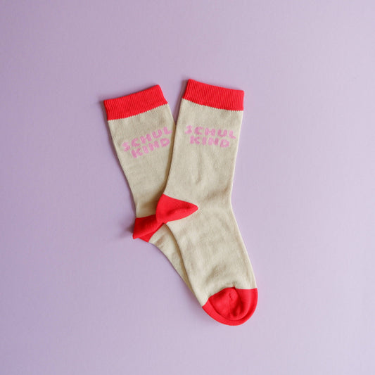 Socken - Schulkind rosa - tinyday