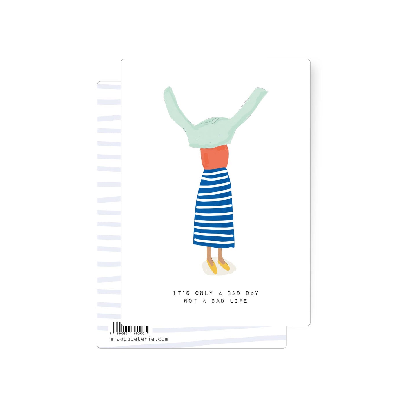 Stuck | Postkarte - Miao Papeterie